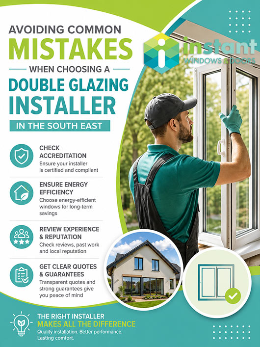 Avoiding common mistakes when choosing a double glazing installer in the South East