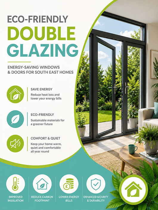 Eco-friendly double glazing: Energy-saving windows & doors for South East homes